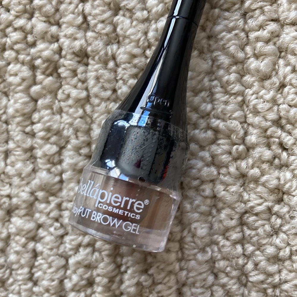 NEW bellapierre Cosmetics StayPUT Brow Gel Cardamom Brown Blonde 0.08 oz SEALED - Picture 5 of 5